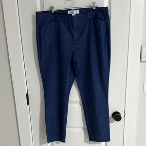 Blue Polka Dot Pants